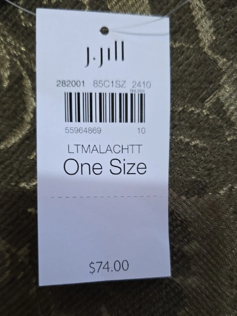 J. Jill Cashmere Teal Knit Beanie with Faux Fur Pom
